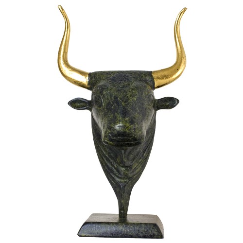 Bronze Minoan Bull Head
